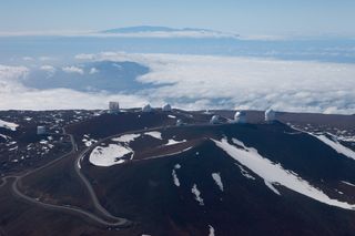 Telescopes on Top of Mauna Kea