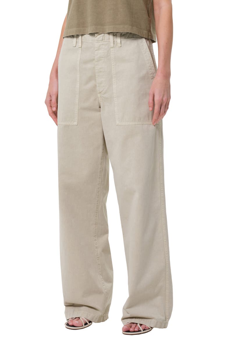 Yuna Low Rise Wide Leg Utility Pants