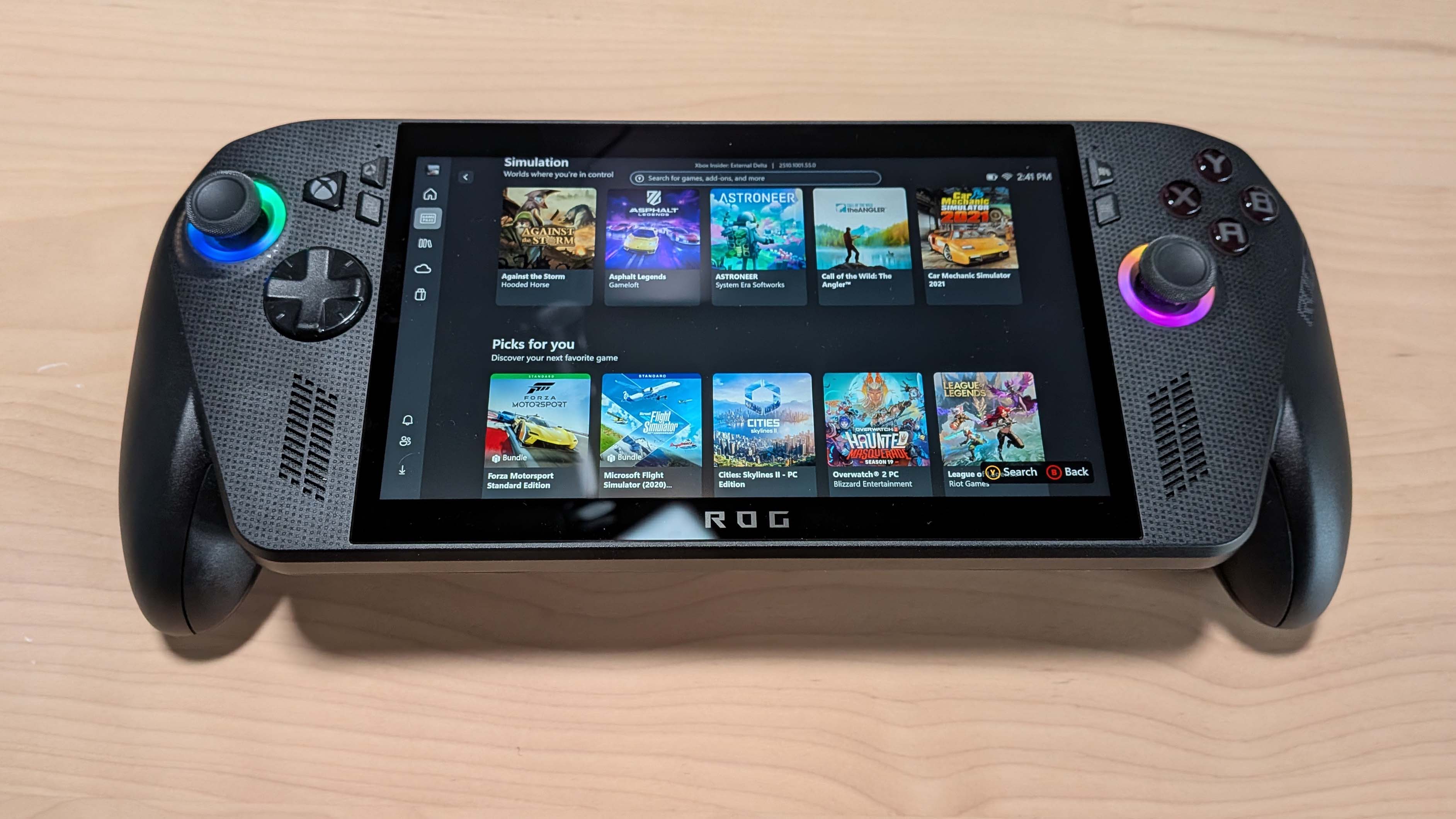 Asus ROG Xbox Ally X handheld gaming PC