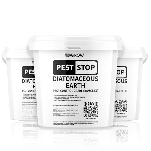 Diatomaceous Earth Pest Control - Ultra Fine Food Grade, Secure Bucket Packaging, Uk-Made for Comprehensive Insect Defence (2 Litre, Strong Bucket)
