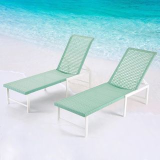 Outdoor Chaise Lounge (set of 2)