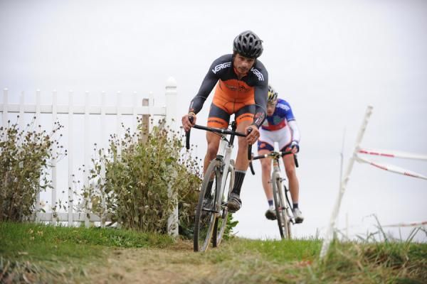 Christian Favata (Favata's Tablerock Tours and Bikes) fell victim to a broken chain but still managed to finish eighth on the day.