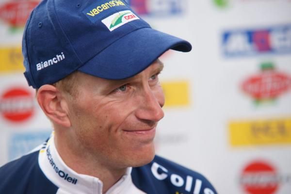Lieuwe Westra (Vacansoleil-DCM) after winning stage 5 of Paris-Nice