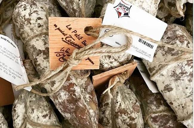 wine and charcuterie