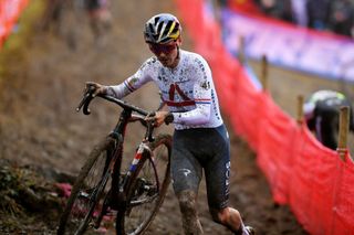 NAMUR BELGIUM DECEMBER 19 Thomas Pidcock of The United Kingdom and INEOS Grenadiers competes during the 13th Namur UCI CycloCross Worldcup 2021 Mens Elite UCIWT on December 19 2021 in Namur Belgium Photo by Luc ClaessenGetty Images
