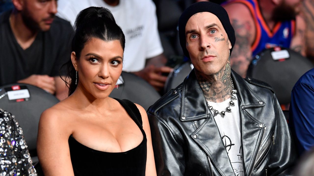 Kourtney Kardashian and Travis Barker