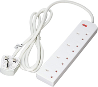 Eurosonic 4 Way Extension with 2 Metre Cable | Was £9.99, now £4.15 at Amazon