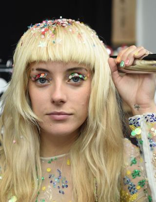7 Photos That Will Convince You to Try Confetti Hair This NYE