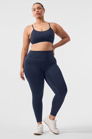 High-Waist Airlift Legging - Navy