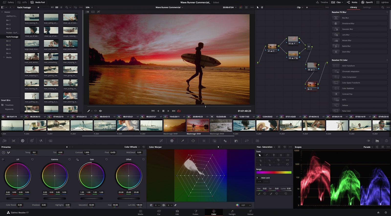 does davinci resolve 17 free have a watermark