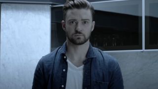 Justin Timberlake stares ahead in music video for "TKO"