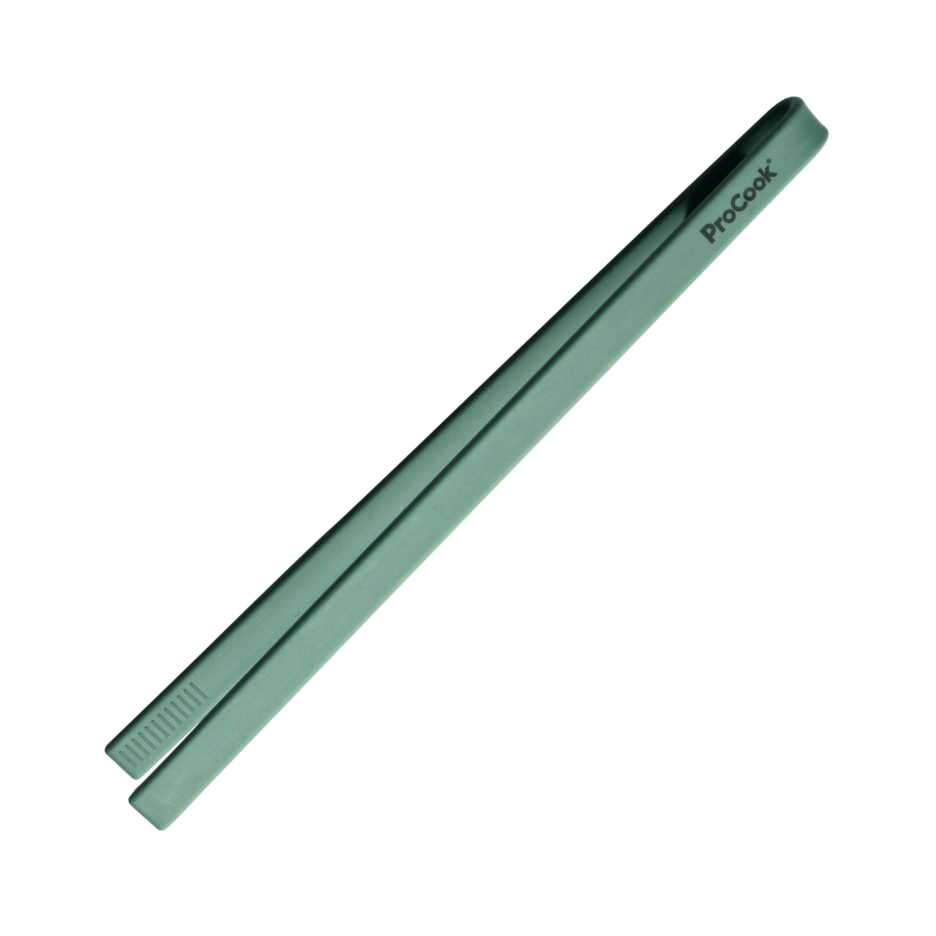 Silicone Tongs Green  29cm