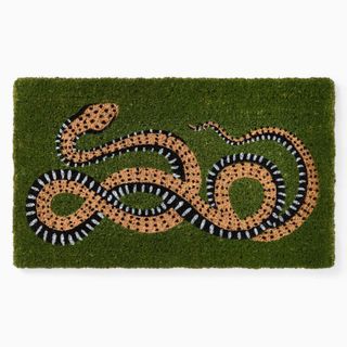 Serpent Doormat against a white background.