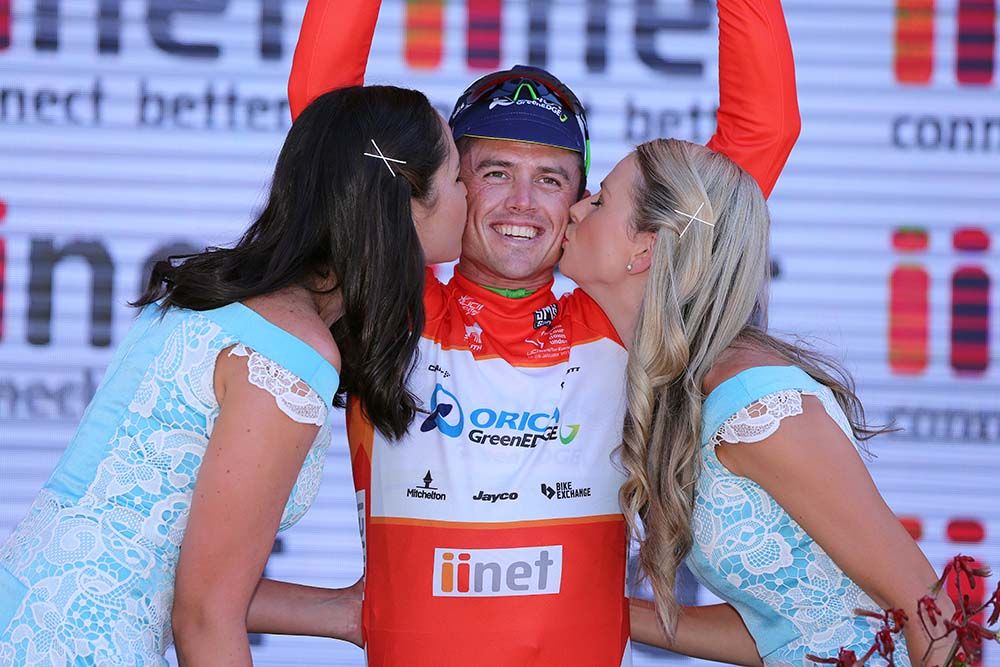 Simon Gerrans (Orica-GreenEdge) also won the red sprints jersey
