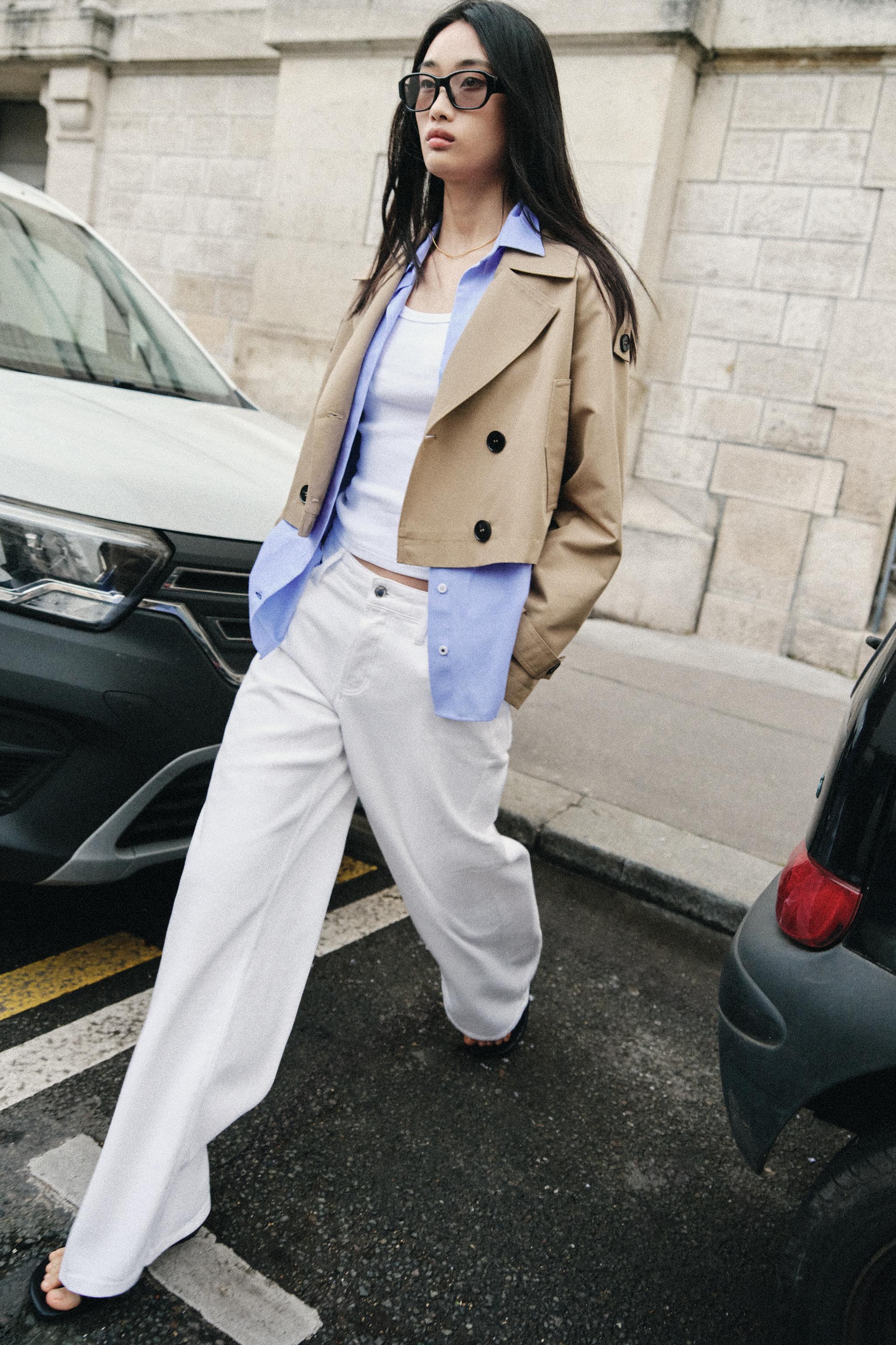 Z1975 Loose Wide Leg Mid-Rise Jeans