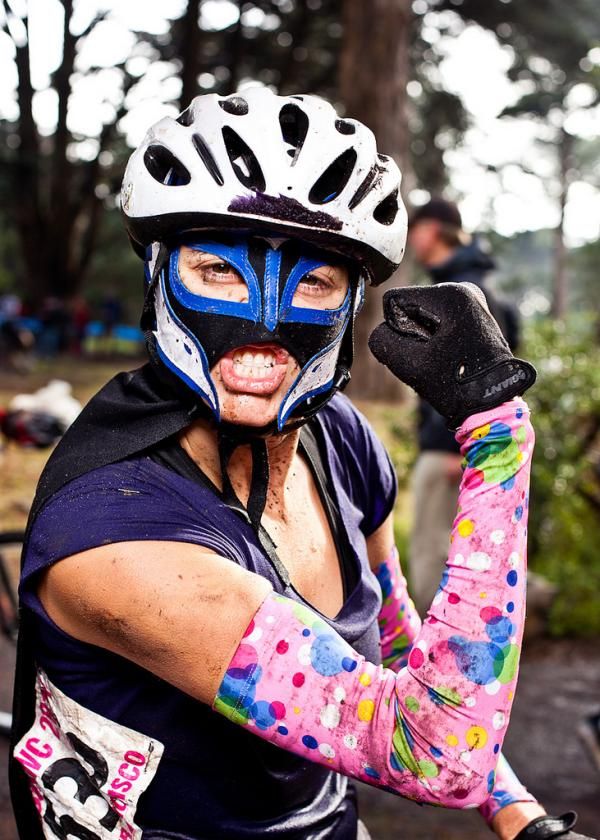 Guns on a Mexican wrestler