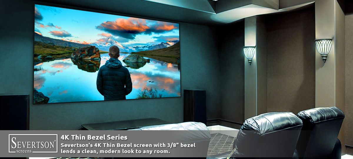 Severtson Showcases New 4K Thin/Zero Bezel Fixed Frame Projection ...