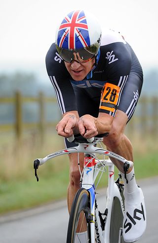 Bradley Wiggins, winner, British time trial national championships 2010