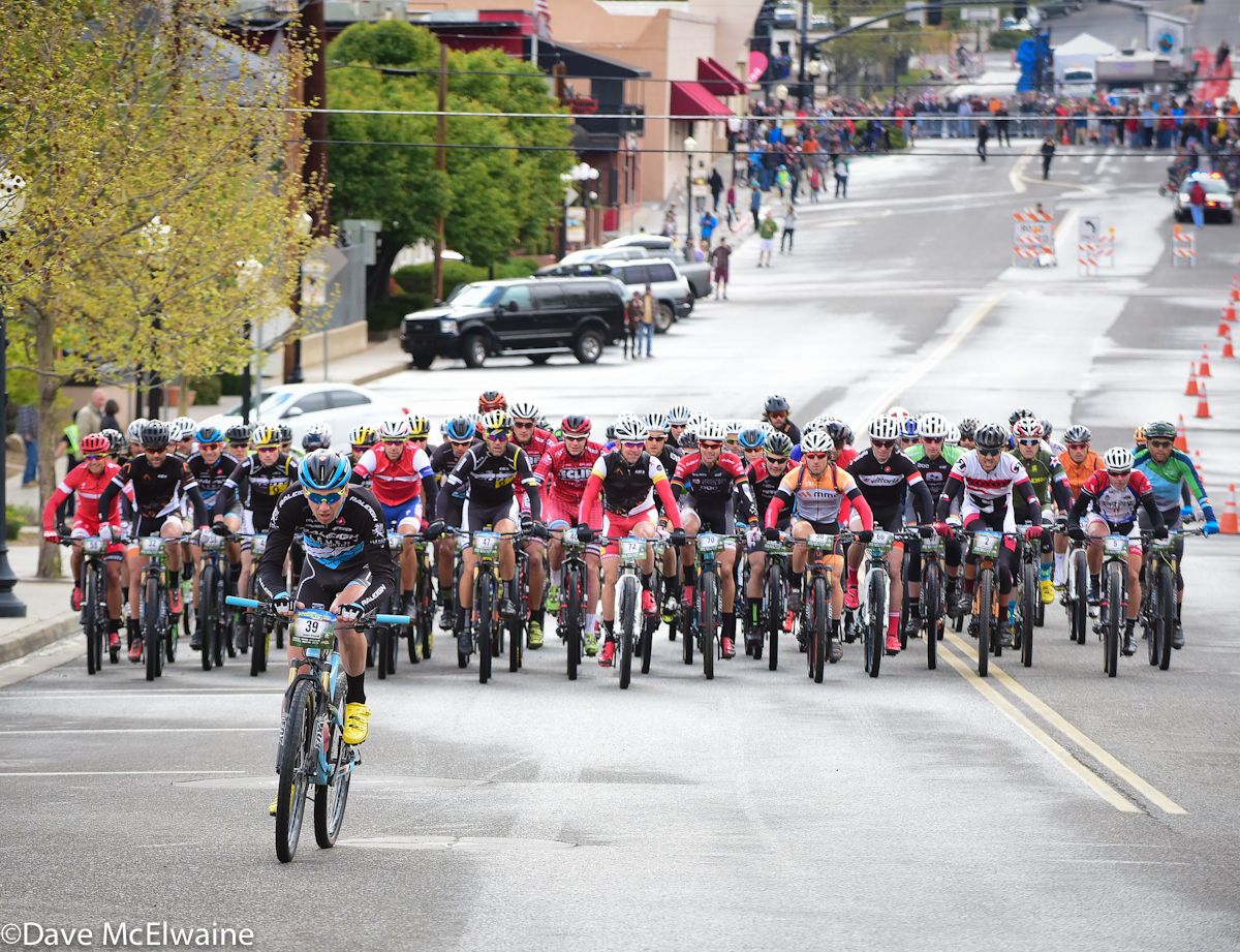 Jamey Driscoll (Raleigh Clement) broke clear of the peloton almost immediately