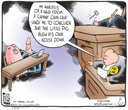 Editorial cartoon U.S. FBI scandal