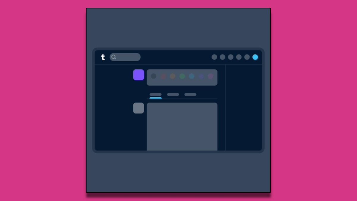 tumblr layout before change