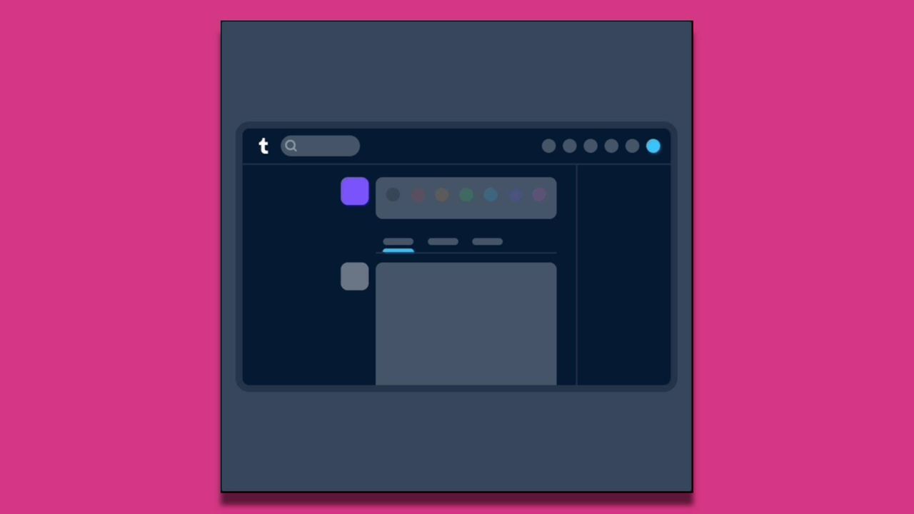 tumblr layout before change