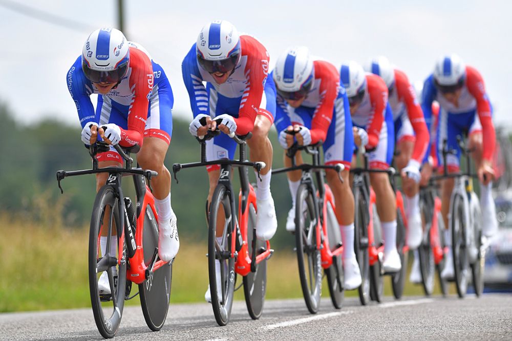 Groupama-FDJ at Criterium du Dauphine stage 3 team time trial