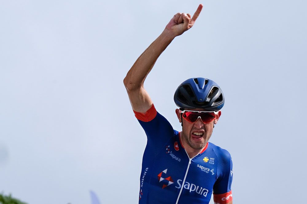 Ben Dyball (Sapura) wins on Genting Highlands at the Tour de Langkawi