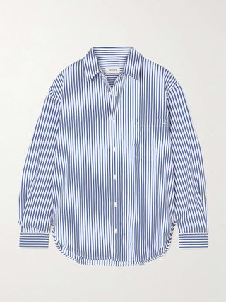 + Net Sustain Striped Organic Cotton-Poplin Shirt