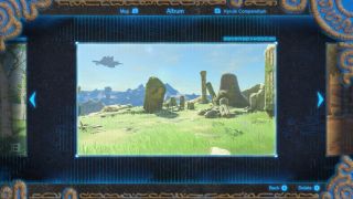 Clue image for the Ancient Columns Breath of the Wild Captured Memories collectible