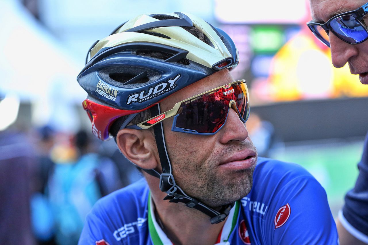 Vincenzo Nibali after the Worlds road race in Innsbruck.