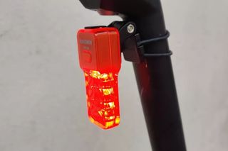 Ravemen TR30M rear light mounted on a bike