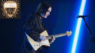 St. Vincent performs onstage at the Microsoft Theater in Los Angeles, California on December 16, 2022