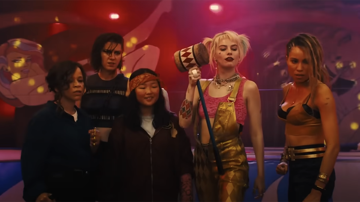 Margot Robbie and the cast of Birds of Prey