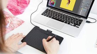 Product shot of the Wacom Intuos Graphics Drawing Tablet, one of the best tablets under $200