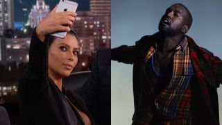 Kanye West Bound 2 and Kim Kardashian on Jimmy Kimmel