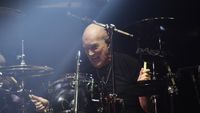 NEW YORK, NY - SEPTEMBER 14: Drummer Chris Slade of AC/DC performs during the AC/DC Rock Or Bust Tour at Madison Square Garden on September 14, 2016 in New York City. (Photo by Mike Coppola/Getty Images)