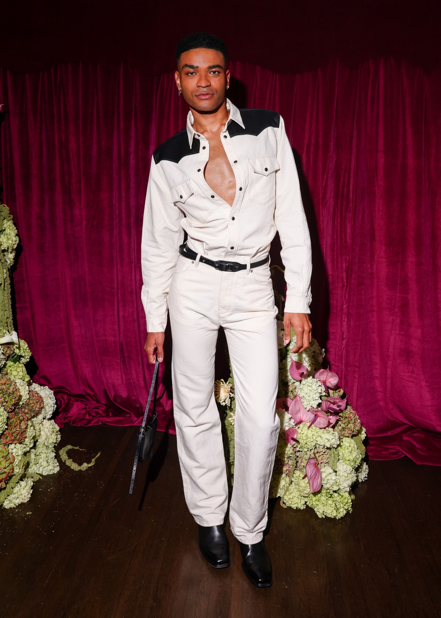 Owen Thiele attending Who What Wear's 20th anniversary party.