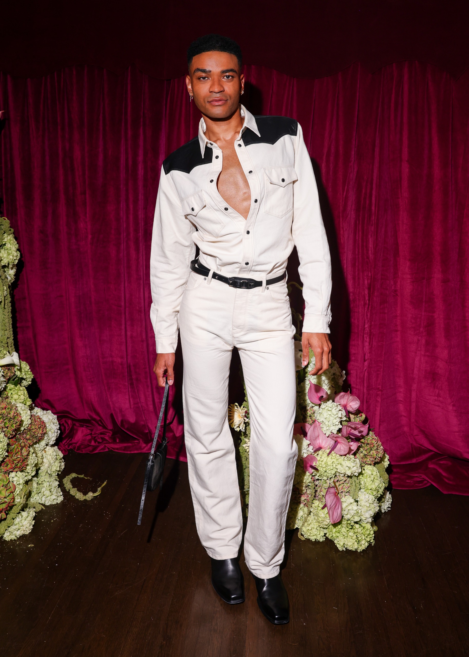 Owen Thiele attending Who What Wear's 20th anniversary party.