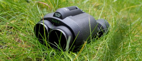 Fujifilm Fujinon Techno-Stabi TS16x28WP binocular on grass