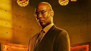 Promo image of Lance Reddick's Charon in John Wick: Chapter 4