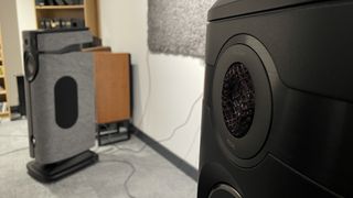 Focal Diva Utopia speakers in the What Hi-Fi? test room