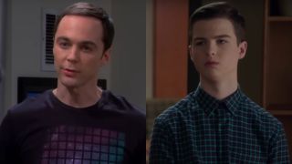 L to R: Jim Parsons in The Big Bang Theory/Iain Armitage in Young Sheldon.