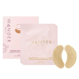 Wander Beauty, Baggage Claim Gold Eye Masks - Gold