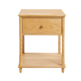 A wooden bedside table from Zara Home