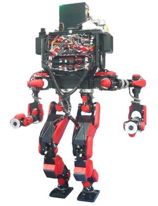 view of japan Schaft robot for DARPA robotics challenge