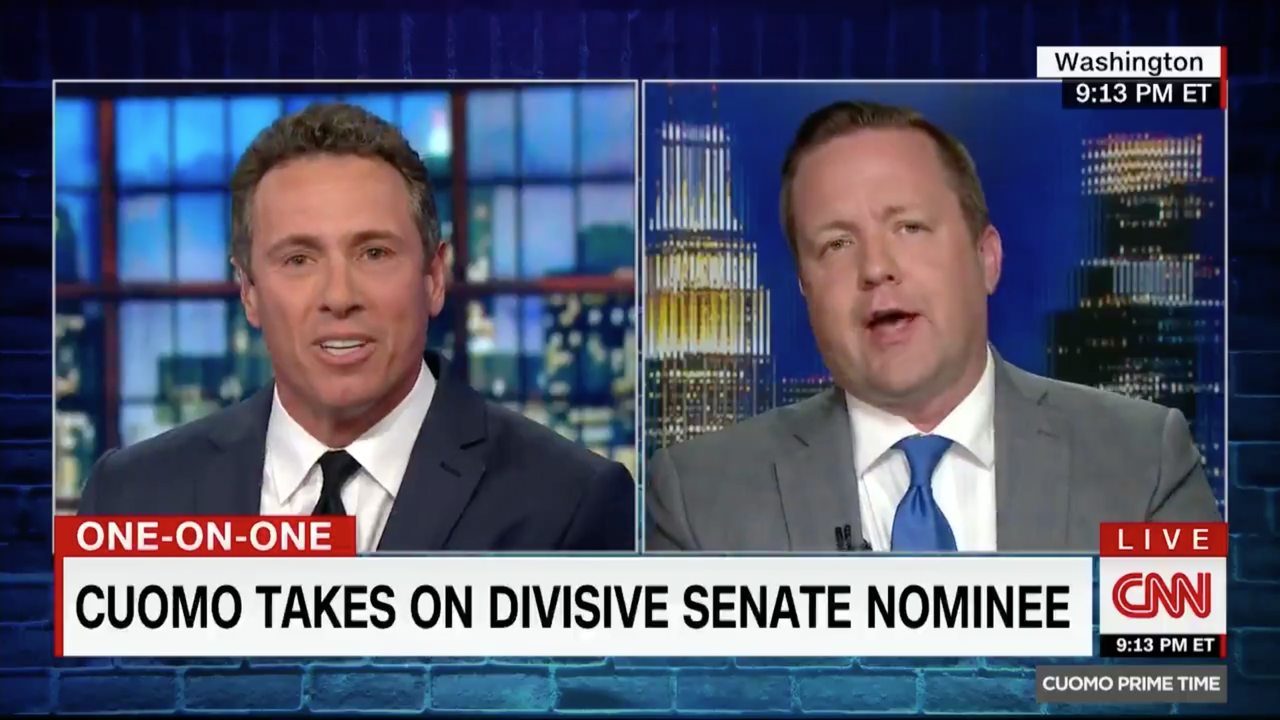 Chris Cuomo and Corey Stewart. 