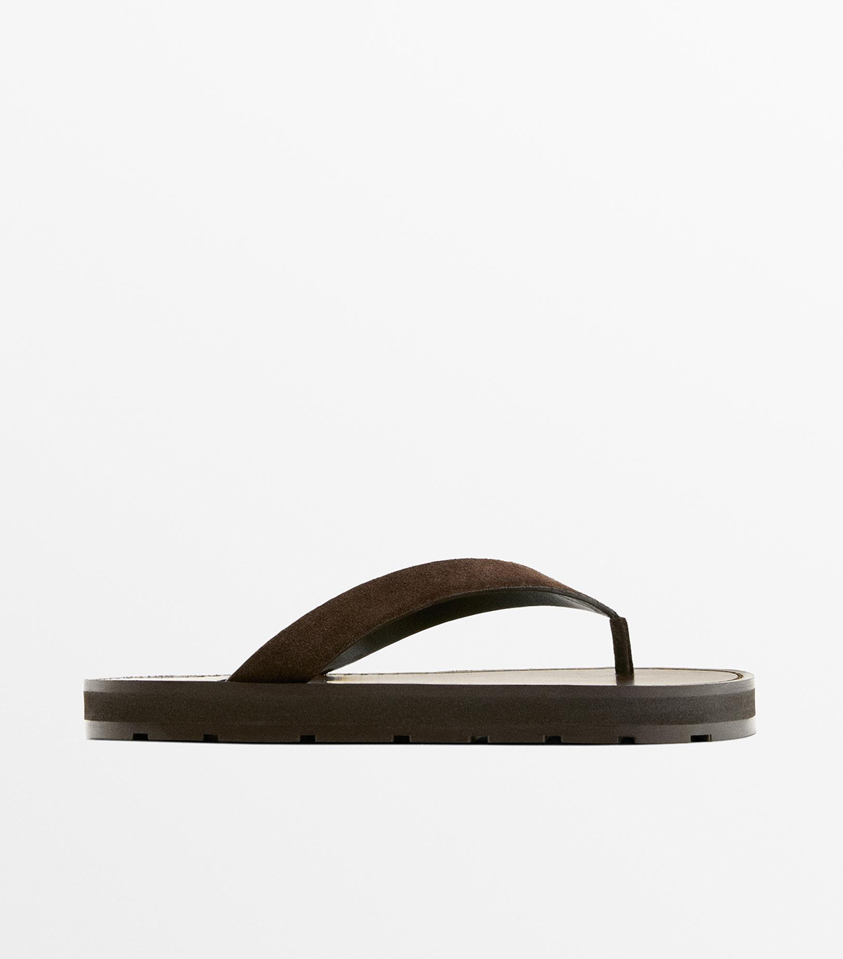 Massimo Dutti, Leather Toe Divider Sandals