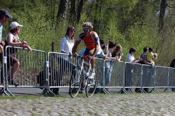 Dutchman Maarten Tjallingii (Rabobank) en route to a podium finish.