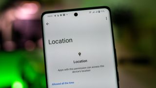 location tracking settings in Android